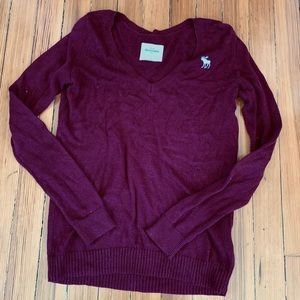 abercrombie v-neck sweater